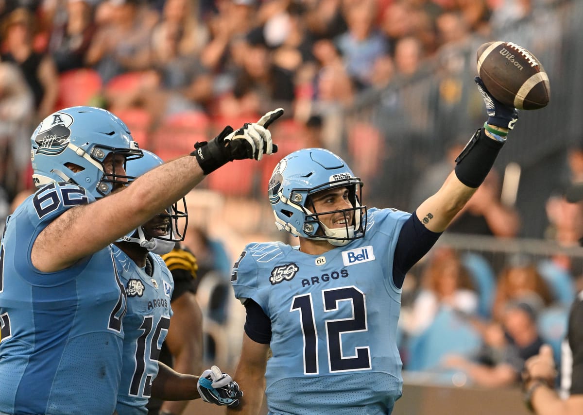 Chad Kelly shows off his 'swag' in Toronto Argonauts' season opening win over Tiger-Cats