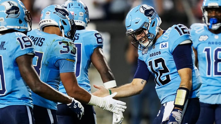 Toronto Argonauts rally past Stampeders off Javon Leake's punt return touchdown