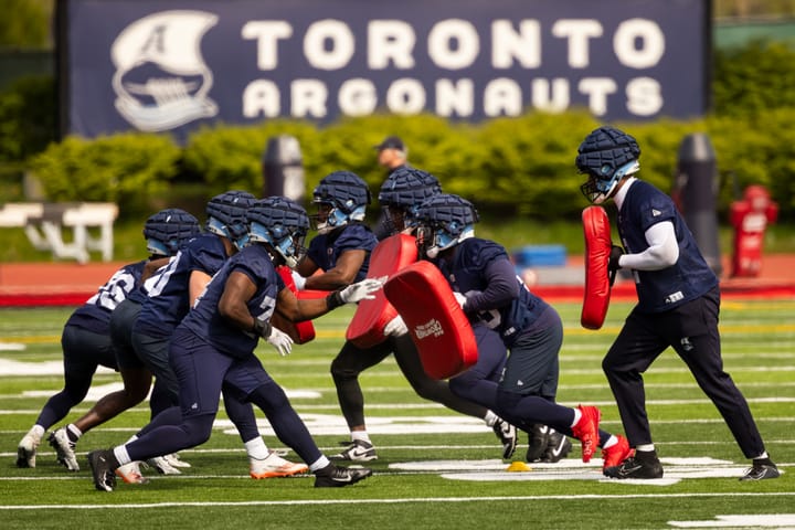 Toronto Argonauts Training Camp Notebook: Dukes opens as QB1, maintaining continuity